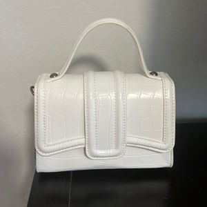 Zara white handbag with strap